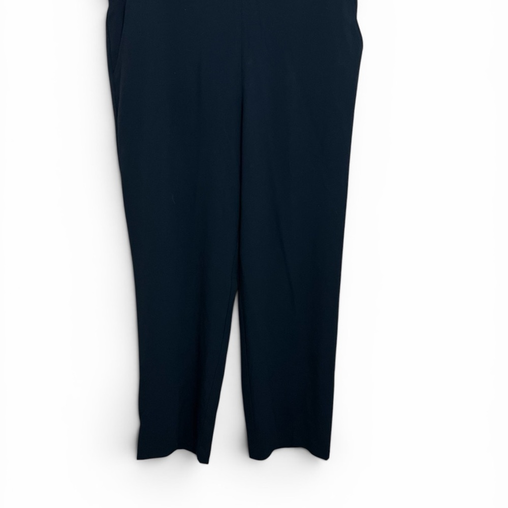 Briggs New York Navy Mid-Rise Straight Leg Trousers